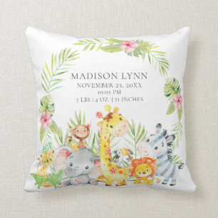 Oerwouden Dieren Baby Kussen