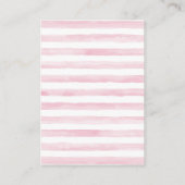 Oerwouden Dieren Baby shower Cadeaushow Informatiekaartje (Achterkant)