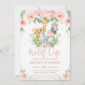 Oerwouden dieren blozen 1 januari Wilde 1 Kaart (Voorkant)