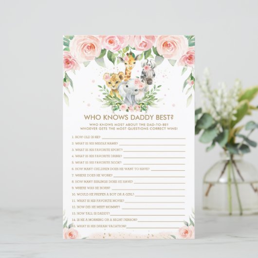 Oerwouden dieren die pappa best game kennen (Staand voorkant)