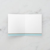 Oerwouden dieren in een Wieg (blauw) Note Cards Bedankkaart (Binnen)