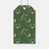 Oerwouden dieren, Safari, Wild One, Eerste Dag Cadeaulabel (Achterkant)