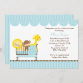 Oerwouden in een Wieg (blauw) Kaart (Voorkant / Achterkant)