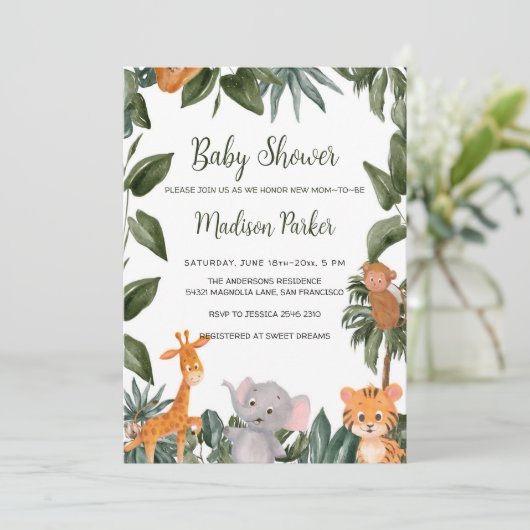 Oerwouden Kaart (Staand voorkant)