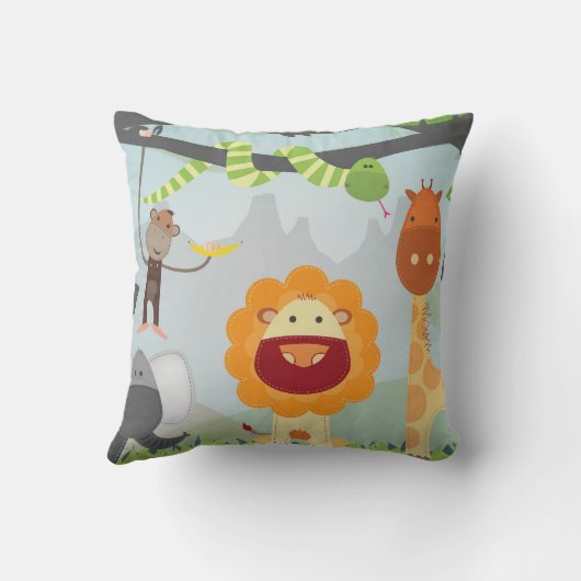 Oerwouden Kussen (Achterkant)