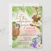 Oerwouden laten het avontuur beginnen met de schoe kaart (Voorkant)