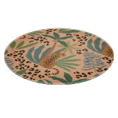 Oerwouden luipaard print: Dierlijk naadloos patroo Snijplank (Hoek)