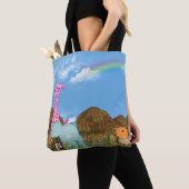 oerwouden met regenboog tote bag (Dichtbij)