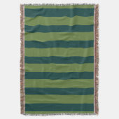 Oerwouden moerasstrips deken (Voorkant Verticaal)