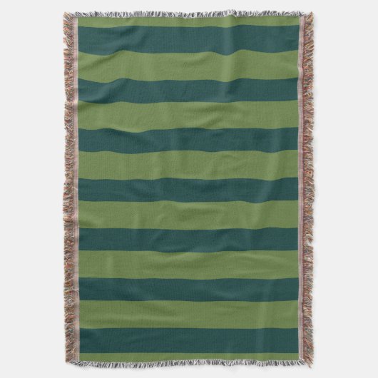 Oerwouden moerasstrips deken (Voorkant Verticaal)