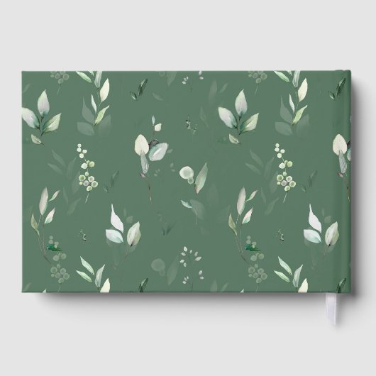 Oerwouden, safari, bloemen, eerste verjaardag gastenboek (Achterkant)