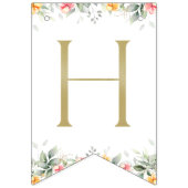 Oerwouden, safari, bloemen, eerste verjaardag vlaggetjes (Tweede vlag)