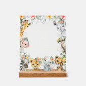 Oerwouden, Safari, Bloemen, Momosa Bar Acryl Bord (Voorkant)