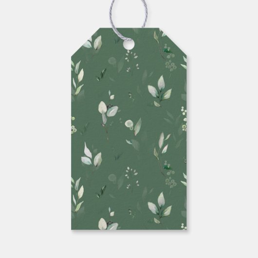 Oerwouden, Safari, Wild One, Baby shower Cadeaulabel (Achterkant)