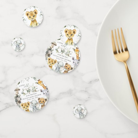 Oerwouden, Safari, Wild One, Baby shower Confetti (Groep)