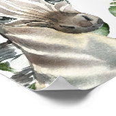 Oerwouden, Safari, Wild One, Birthday Welcome Poster (Hoek)