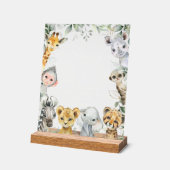 Oerwouden, Safari, Wild One, Momosa Bar Acryl Bord (Hoek)