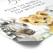 Oerwouden, Safari, Wild One, Momosa Bar Poster (Hoek)