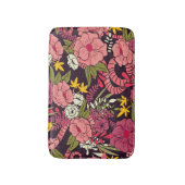 Oerwouden slangen, tropische bloemen, . badmat (Voorkant Verticaal)