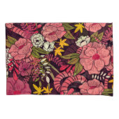 Oerwouden slangen, tropische bloemen, . kussensloop (Voorkant)