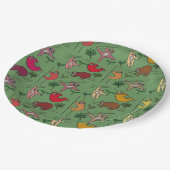 Oerwouden sleuven papieren bordje (Gekanteld)