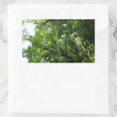 Oerwouden touwen regenwoud fotografie rechthoekige sticker (Tas)