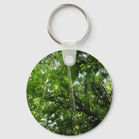 Oerwouden touwen regenwoud fotografie sleutelhanger (Voorkant)