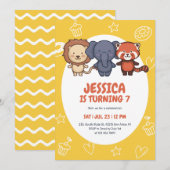 Oerwouden van de partij Kinderen van de partij Cut Kaart (Voorkant / Achterkant)