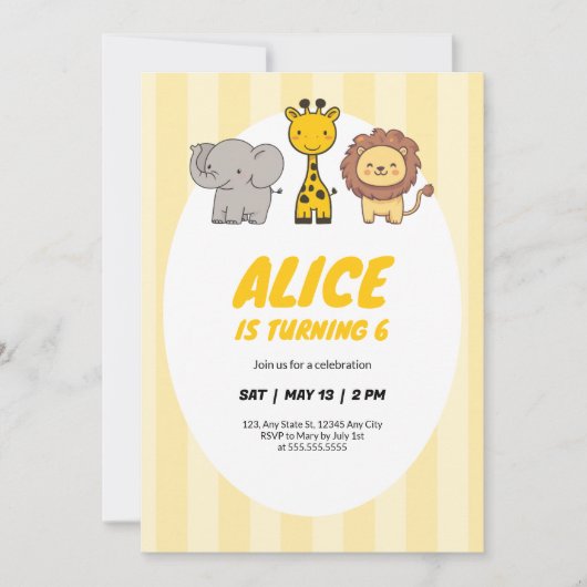 Oerwouden van de partij Kinderen van de partij Cut Kaart (Voorkant)