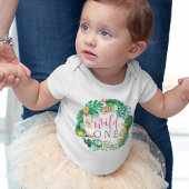 Oerwouden van tropische bloemen romper