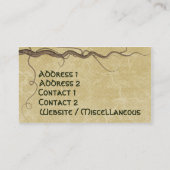 Oerwouden Visitekaartje (Achterkant)