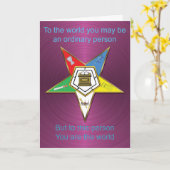 OES aan die speciale vriend Kaart (Gele Bloem)