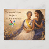 OES Anniversary Postcards Briefkaart (Voorkant)