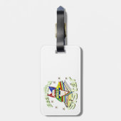 OES-Bagagelabel Bagagelabel (Achterkant verticaal)