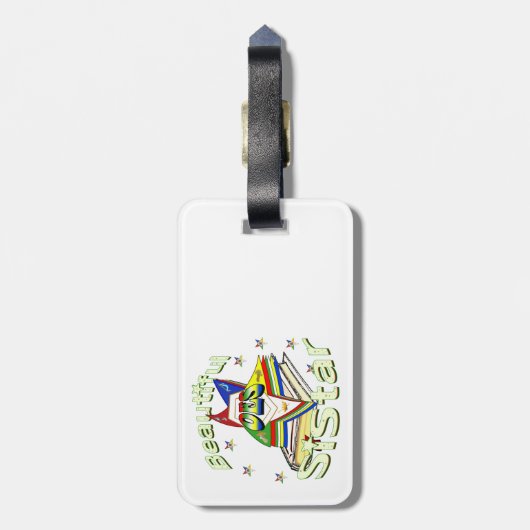 OES-Bagagelabel Bagagelabel (Achterkant verticaal)