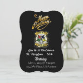 OES Birthday Uitnodiging (Staand voorkant)