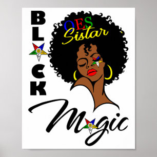 Oes Black Sistar Magic Bestel de Oosterse Sterrenm Poster