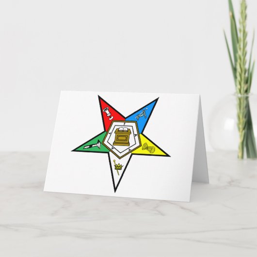 oes_chapter_clear feestdagen kaart (Voorkant)