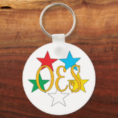 OES-cirkel van sterrenSleutelhanger Sleutelhanger (Voorkant)