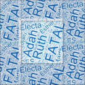 OES Collage Blue Stof (Delen)