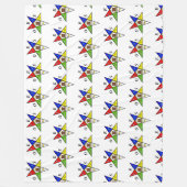 OES Eastern Star Sister Masonic Freemasonry Fleece Deken (Voorkant)