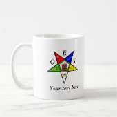 OES Eastern Star Sister Masonry Order Koffiemok (Links)