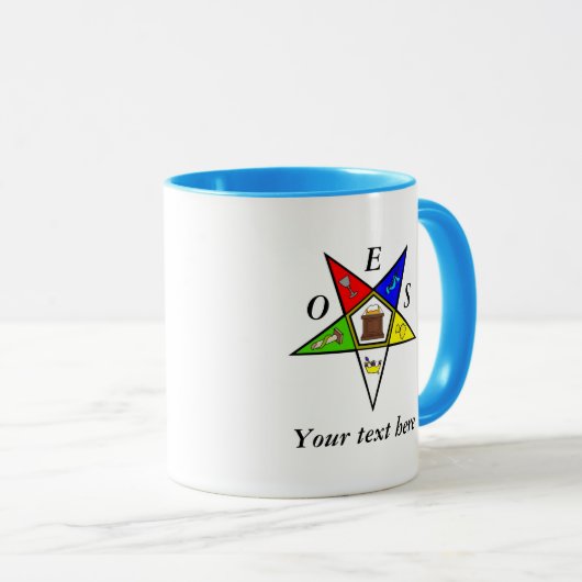 OES Eastern Star Sister Masonry Order Mok (Voorkant rechts)