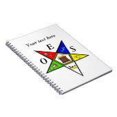 OES Eastern Star Sister Masonry Order Notitieboek (Rechterzijde)