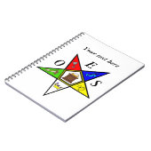 OES Eastern Star Sister Masonry Order Notitieboek (Linkerzijde)
