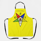 OES Eastern Star Sister Masonry Order Schort (Voorkant)