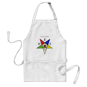 OES Eastern Star Sister Masonry Order Standaard Schort
