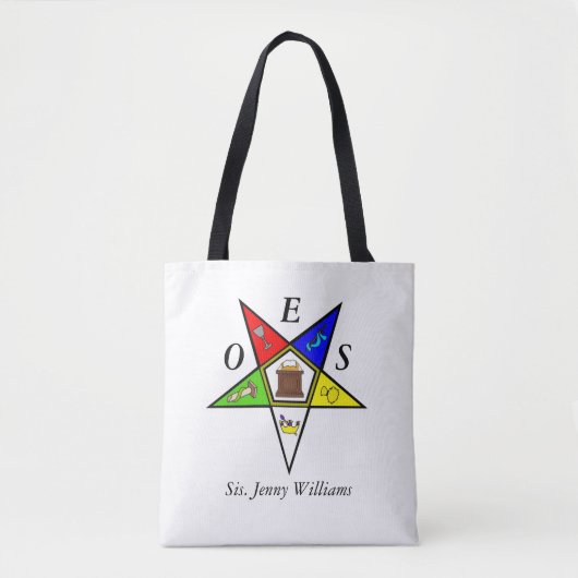 OES Eastern Star Sister Masonry Order Tote Bag (Voorkant)