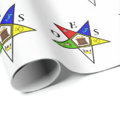 OES Eastern Star Sister vrijmetselarij Cadeaupapier (Rol Hoek)