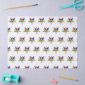 OES Eastern Star Zuster Masonic Vrijmetselarij Tissuepapier (Craft)